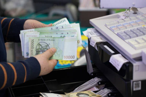 istock South Korean won currency 947175386