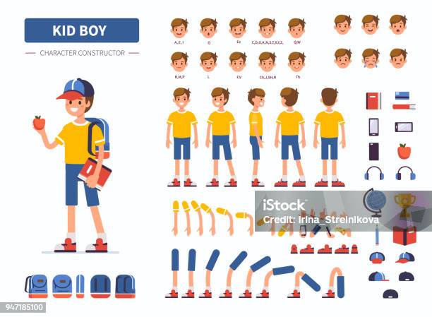 Kid Boy Stock Illustration - Download Image Now - Teenage Boys, Boys, Child