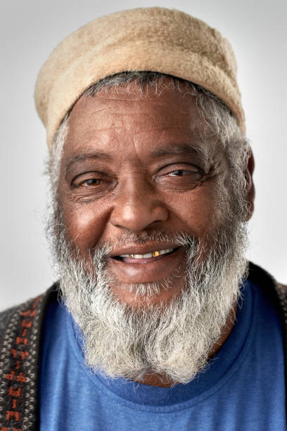 istock Studio portrait of mixed race African smiling 947189768