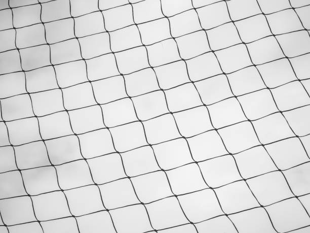 istock Abstract black and white tone grids net. 947196260