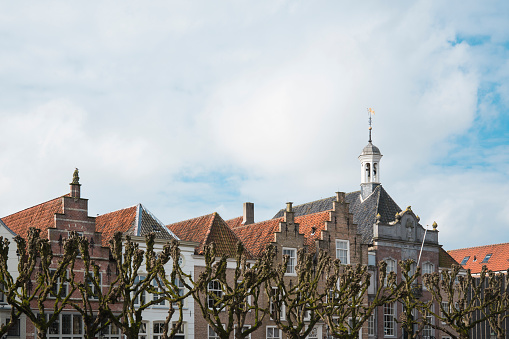 monumental building in Geertruidenberg, Holland