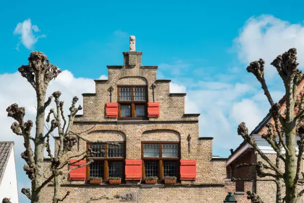 monumental building in Geertruidenberg, Holland