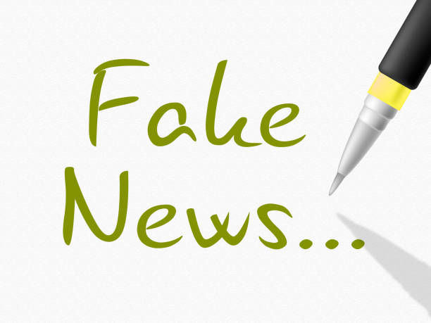istock Fake News Hand Written Message 3d Illustration 947201292