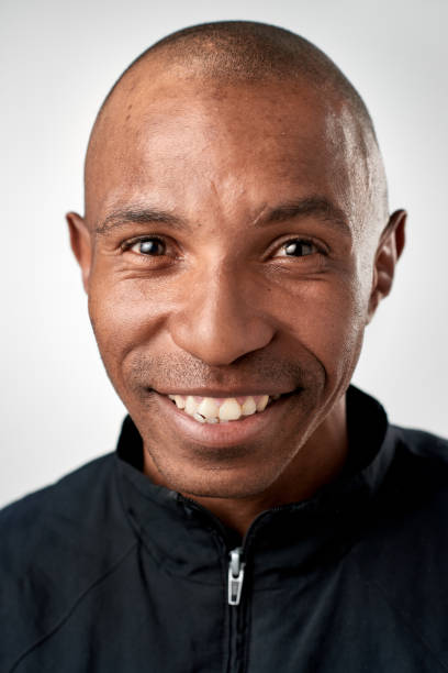 istock Studio portrait of African man smiling 947201606