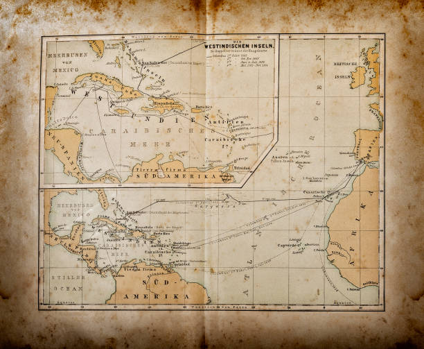 istock Survey of the journeys of Columbus. 947207450