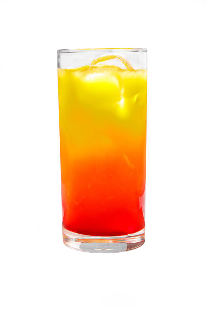 istock Summer cocktail on isolated white background 947215928