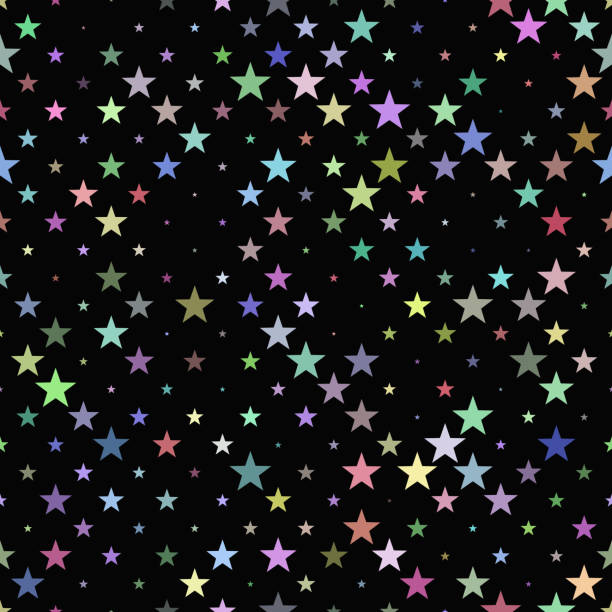 Abstract star pattern background design Abstract star pattern background - vector graphic design colorful star pattern stock illustrations