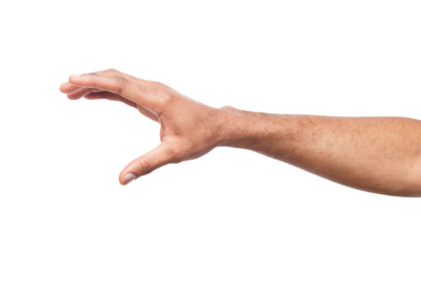istock Black hand holding credit card or other isolated 947221462
