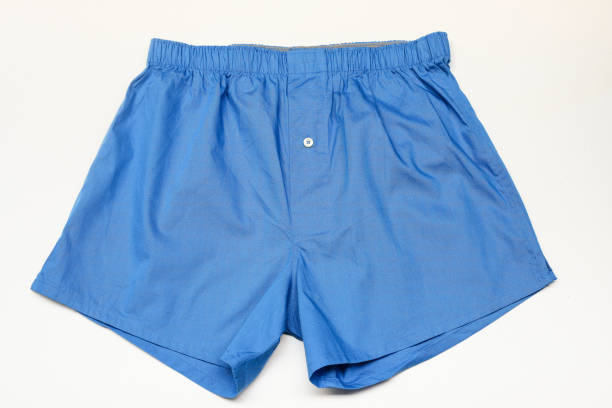 istock Men's boxer shorts  on white background 947227700