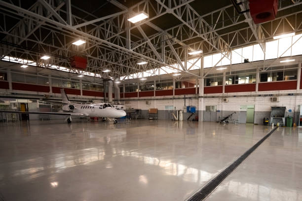 istock Aircraft in the hangar 947230932