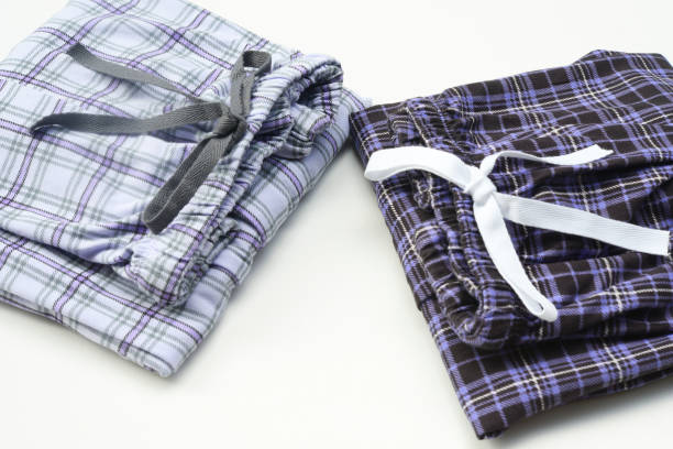 istock Pajamas, Pants, Women On a white background 947234414