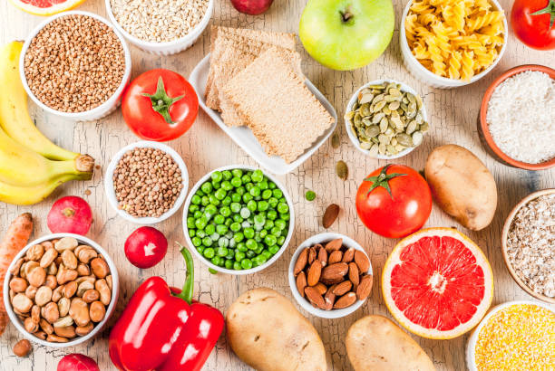 istock Healthy carbohydrates ingredients 947245024