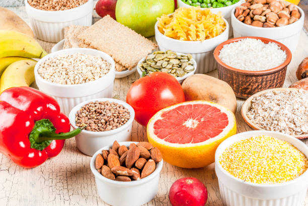 istock Healthy carbohydrates ingredients 947245126
