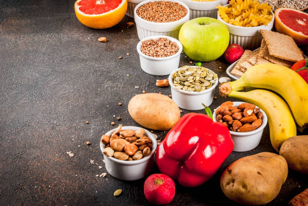istock Healthy carbohydrates ingredients 947248826