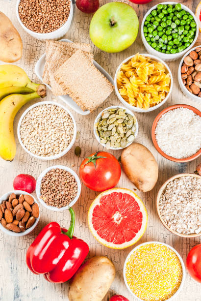 istock Healthy carbohydrates ingredients 947251170