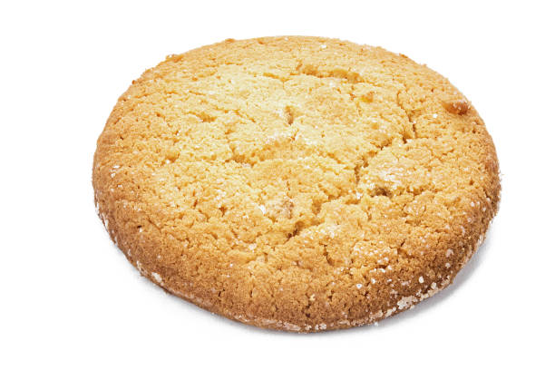 istock homemade shortbread cookie on white background, isolated 947268666