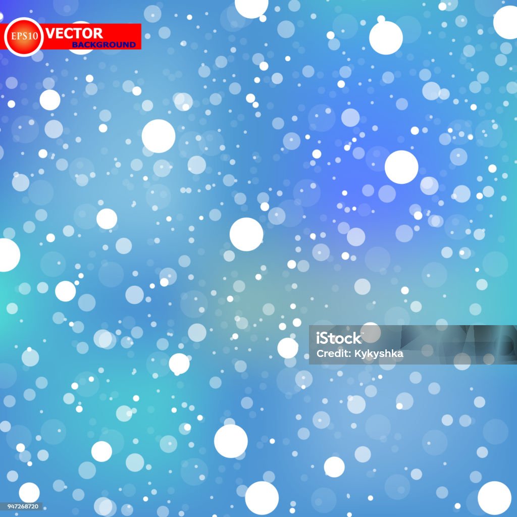 Snow Effect Graphics Vector Falling Snow Effect Isolated On Transparent Background With ...