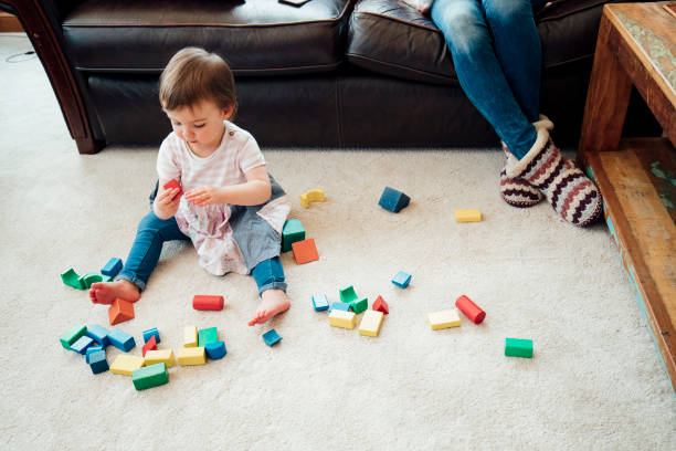 istock Playing with Toy Blocks at Home 947275058