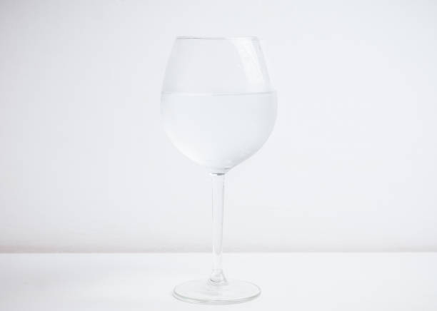 istock Cold water in glass on the rustic background 947285638