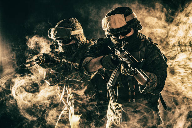 istock US Marine Soldier. Fighting for freedom 947291750