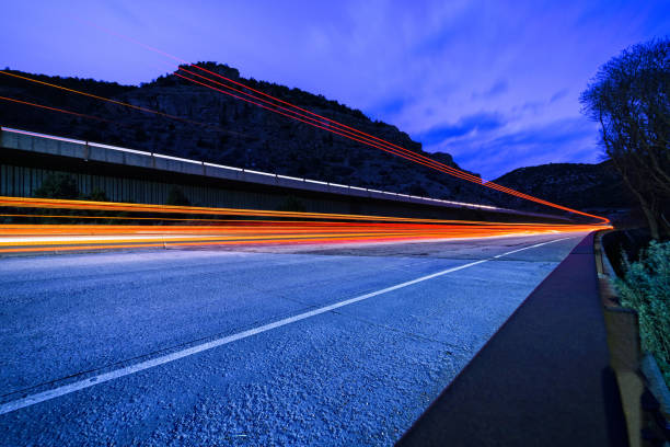 istock Interstate 70 Through Glenwood Canyon at Night 947295282