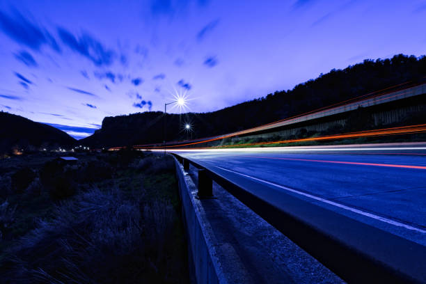istock Interstate 70 Through Glenwood Canyon at Night 947295840