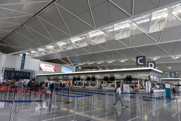 aeroporto internacional de chubu centrair no japão - chubu centrair international airport - fotografias e filmes do acervo