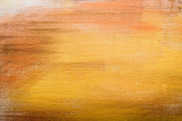 istock Abstract golden painted background, brush strokes 947308926