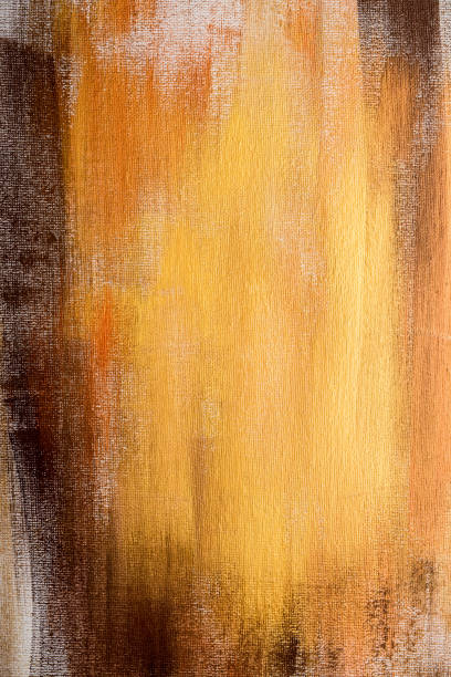 istock Abstract golden painted background, brush strokes 947308938