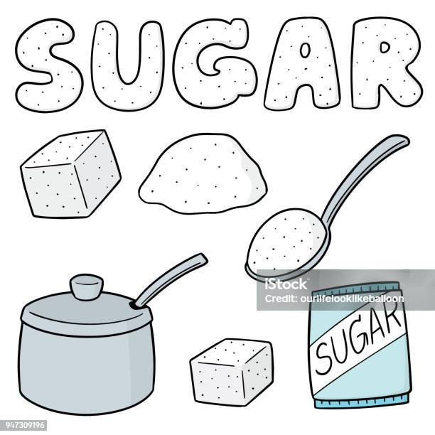 Sugar Stock Illustration - Download Image Now - Sugar - Food, Art, Cartoon  - iStock