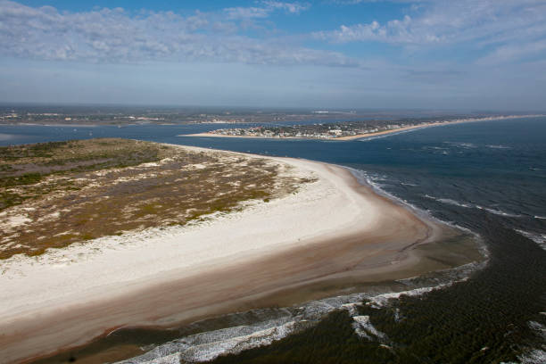 istock Aerial View St Augustine Inlet Florida 947315778
