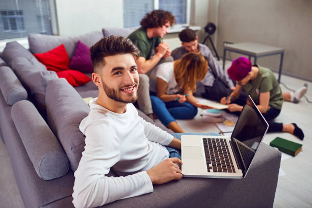 istock A group of young people students are discussed 947315858