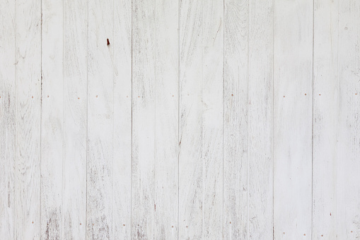 White plank wood wall background