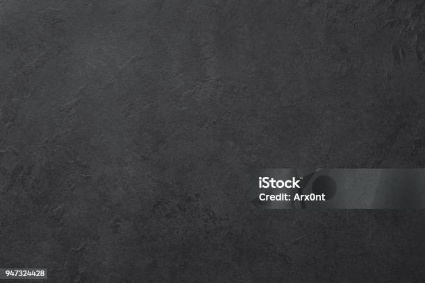 Black Slate Or Stone Texture Background Stock Photo - Download Image Now - Backgrounds, Slate - Rock, Textured