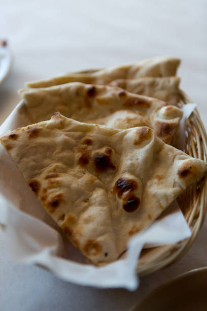istock basket of naan 947324460