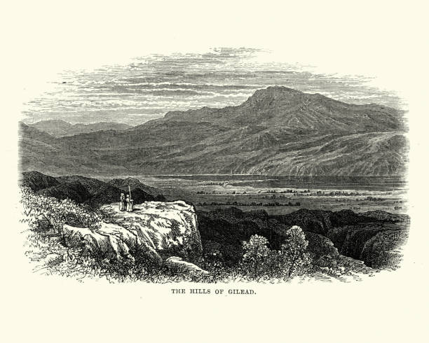 istock Hills of Gilead or Gilaad, Jordan, 19th Centuy 947343950