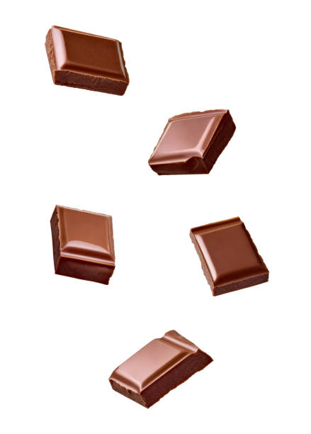 istock chocolate piece sweet food dessert falling 947345616