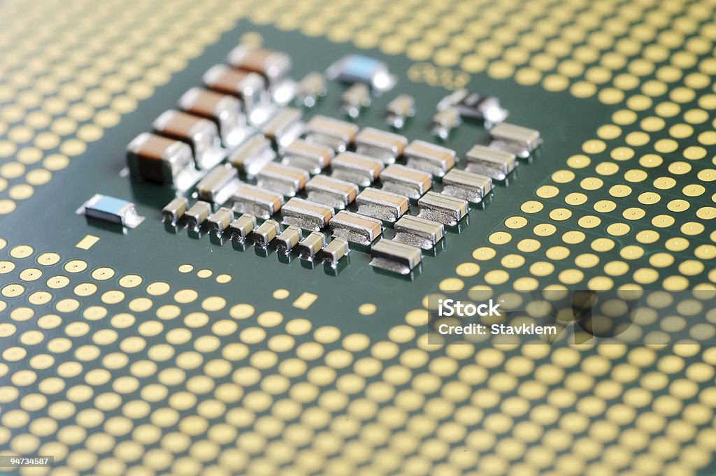 Makro an cpu PROZESSOR - Lizenzfrei Abstrakt Stock-Foto