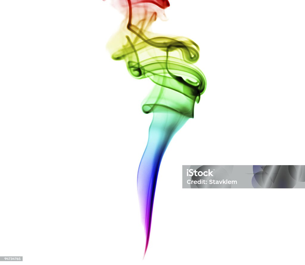 추상적임 흡연합니다 흰색 바탕에 그림자와 - 로열티 프리 0명 스톡 사진