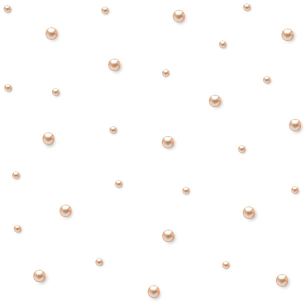 ilustraciones, imágenes clip art, dibujos animados e iconos de stock de perla. decoración. granos. joyería. fondo de vector. lujo. - collar de perlas joyas
