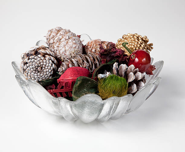 istock Glass vase holding scented cones 94735254