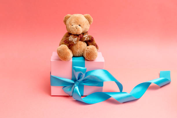 istock rabbit gives flowers for a holiday 947354028