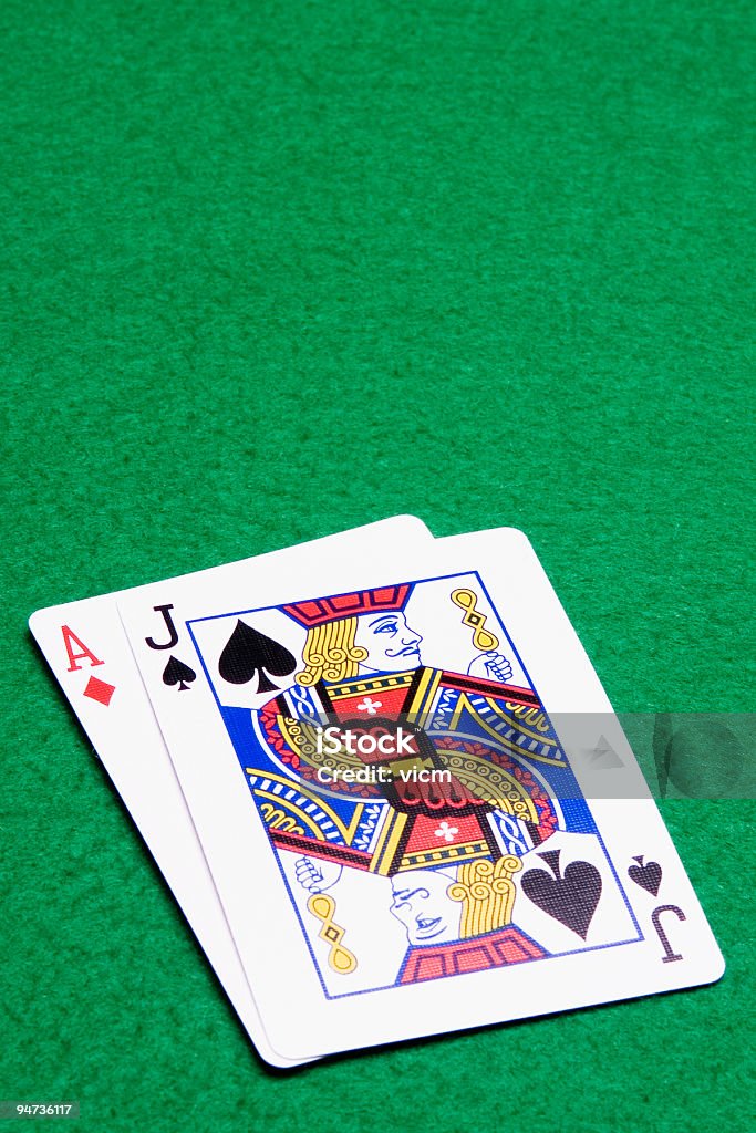 BlackJack - Foto stock royalty-free di Asso