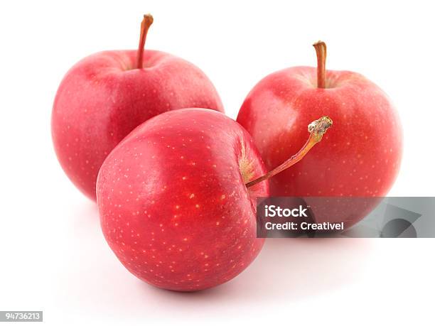 Manzanas Rojas Foto de stock y más banco de imágenes de Alimento - Alimento, Color - Tipo de imagen, Comida sana