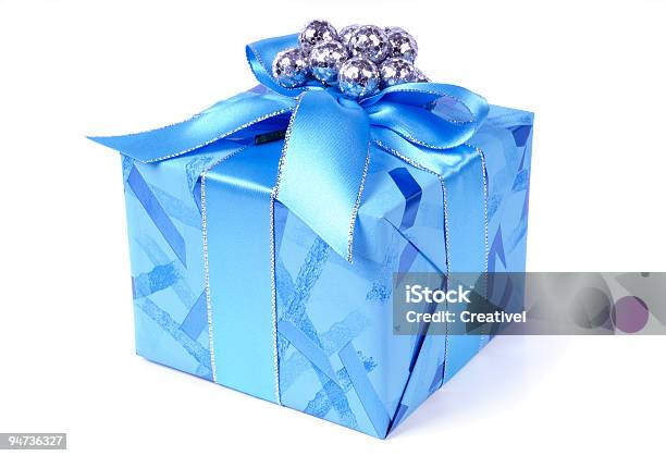 Presentes De Natal - Fotografias de stock e mais imagens de Azul - Azul, Caixa, Caixa de presentes