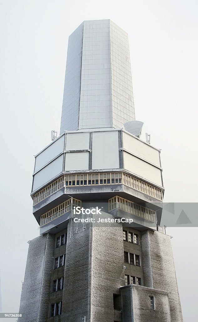 Frozen Radio Tower  Antenna - Aerial Stock Photo