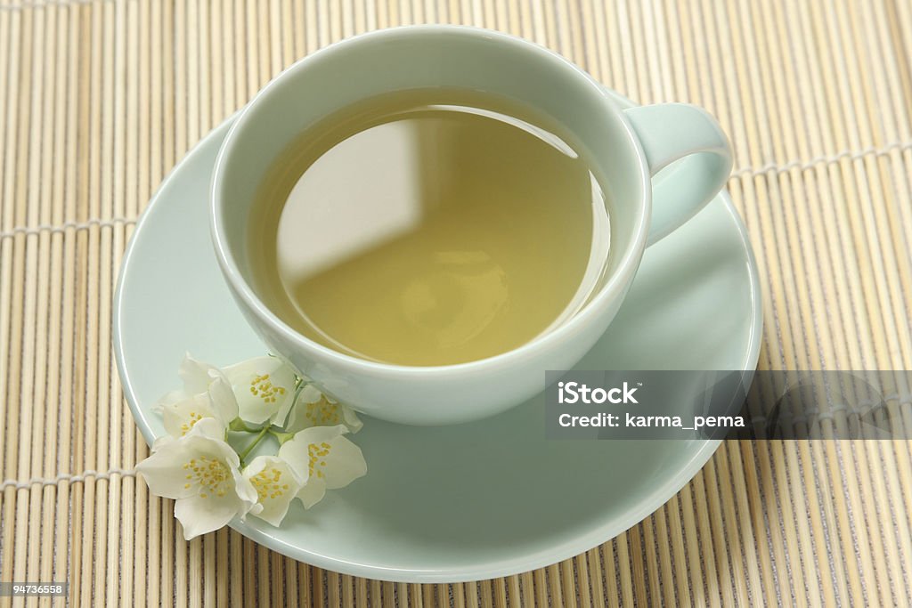 Jasmin et de thé vert - Photo de Antioxydant libre de droits