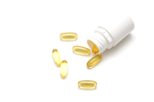 istock Pill and pill bottle on white background :medical concept 947367578