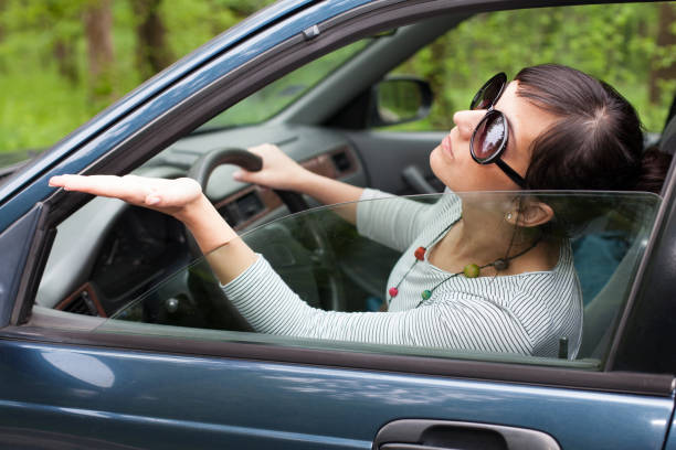 istock Woman Sitting In Car 947371996