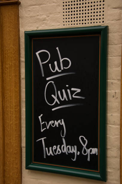 istock Information chalk board on side of pub 947374102